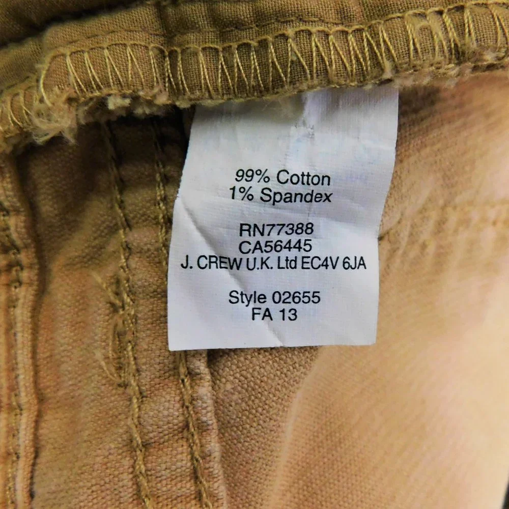 J. Crew Women Brown‎ Corduroy Pants 28